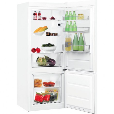 INDESIT | LI6 S1E W | Refrigerator | Energy efficiency class F | Free standing | Combi | Height 158.8 cm | Fridge net capacity 1 - 2